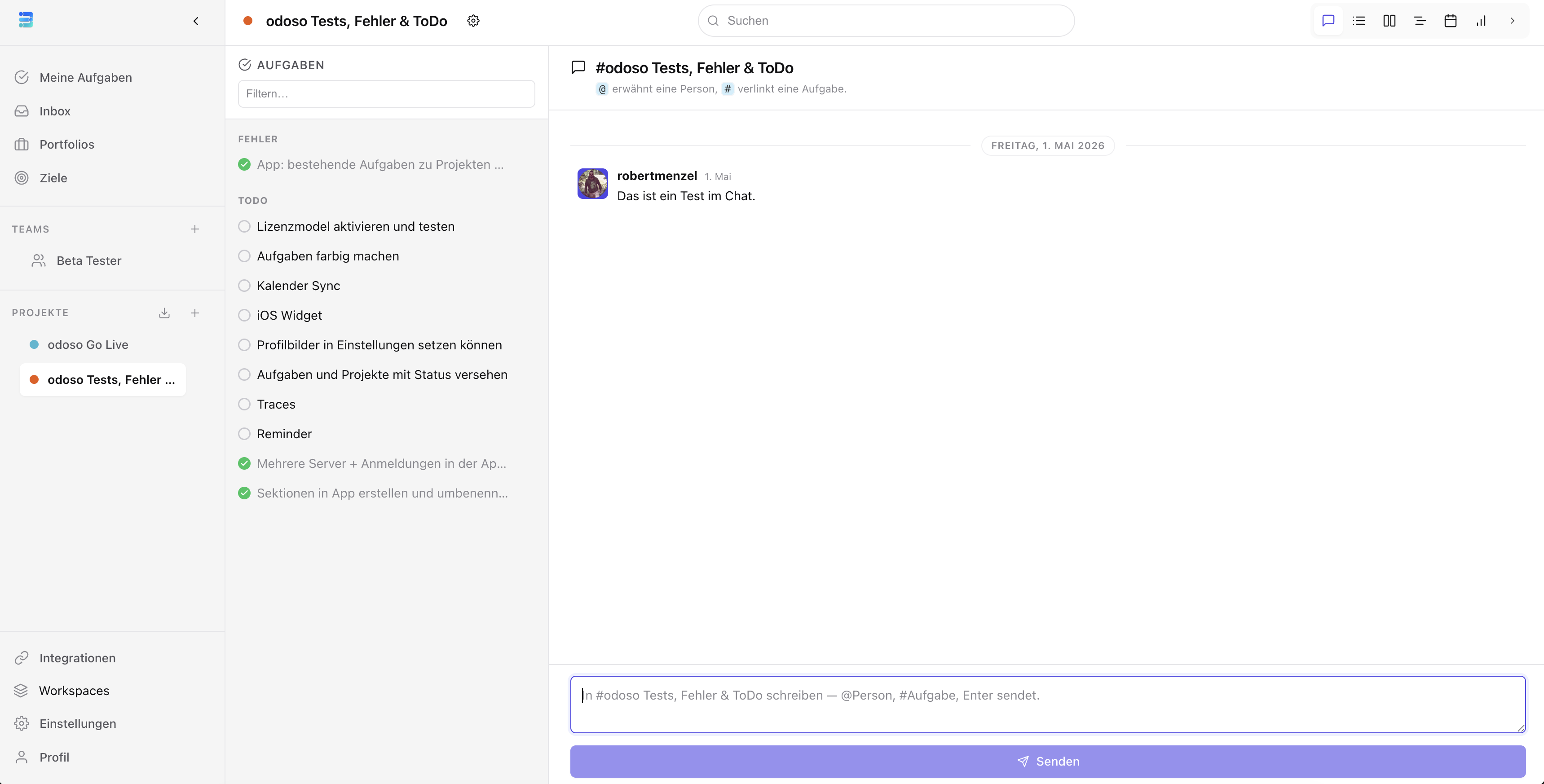 Chat & Inbox